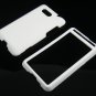 Hard Plastic Rubber Feel Case for HTC Aria - White