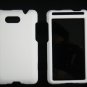 Hard Plastic Rubber Feel Case for HTC Aria - White