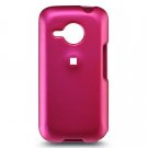 Hard Plastic Rubber Feel Case for HTC Droid Eris 6200 - Hot Pink