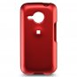 Hard Plastic Rubber Feel Case for HTC Droid Eris 6200 - Red