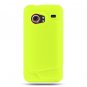 Soft Silicone Skin Cover Case for HTC Droid Incredible ADR 6300 - Lime Green