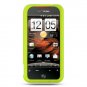 Soft Silicone Skin Cover Case for HTC Droid Incredible ADR 6300 - Lime Green