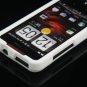 Hard Plastic Rubber Feel Case for HTC Droid Incredible ADR 6300 - White