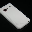 Hard Plastic Rubber Feel Case for HTC Droid Incredible ADR 6300 - White