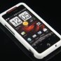 Hard Plastic Rubber Feel Case for HTC Droid Incredible ADR 6300 - White