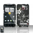 Hard Plastic Rubber Feel Design Full Case for HTC Evo 4G - Midnight Garden