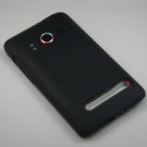 Hard Plastic Rubber Feel Back Cover Case for HTC Evo 4G - Black