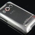 Hard Plastic Back Cover Case for HTC Evo 4G - Clear