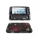 Hard Plastic Bling Rhinestone Design Case for HTC G2 - Super Nova Star