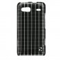 Hard Plastic Design Case for HTC G2 - Black Square