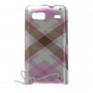 Hard Plastic Design Case for HTC G2 - Pink Pastal