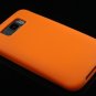Soft Silicone Skin Cover Case for HTC HD2 - Orange