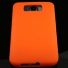 Soft Silicone Skin Cover Case for HTC HD2 - Orange