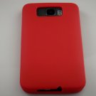 Soft Silicone Skin Cover Case for HTC HD2 - Red
