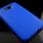 Soft Silicone Skin Cover Case for HTC HD2 - Blue