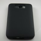 Soft Silicone Skin Cover Case for HTC HD2 - Black