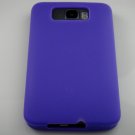Soft Silicone Skin Cover Case for HTC HD2 - Purple