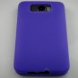 Soft Silicone Skin Cover Case for HTC HD2 - Purple