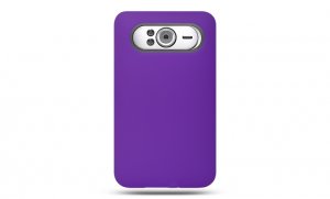 Soft Silicone Skin Cover Case for HTC HD7/HD7S - Purple