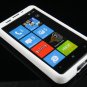 Hard Plastic Rubber Feel Cover Case for HTC HD7/HD7S - White