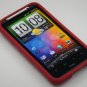 Soft Silicone Skin Cover Case for HTC Inspire 4G/Desire - Burgundy