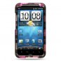 Hard Plastic Design Case for HTC Inspire 4G/Desire - Hot Pink Check