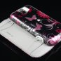 Hard Plastic Design Case for HTC Mytouch Slide 3G (T-Mobile) - Pink Butterfly