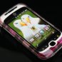 Hard Plastic Design Case for HTC Mytouch Slide 3G (T-Mobile) - Hot Pink Check
