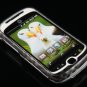 Hard Plastic Design Case for HTC Mytouch Slide 3G (T-Mobile) - Smoke Diagonal Check