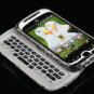 Hard Plastic Design Case for HTC Mytouch Slide 3G (T-Mobile) - Smoke Diagonal Check