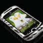Hard Plastic Design Case for HTC Mytouch Slide 3G (T-Mobile) - Black and Silver Zebra