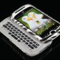 Hard Plastic Design Case for HTC Mytouch Slide 3G (T-Mobile) - Black and Silver Zebra