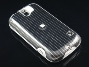 Hard Plastic Design Case for HTC Mytouch Slide 3G (T-Mobile) - Black Lines