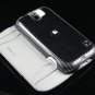 Hard Plastic Design Case for HTC Mytouch Slide 3G (T-Mobile) - Black Lines
