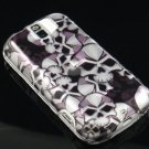 Hard Plastic Design Case for HTC Mytouch Slide 3G (T-Mobile) - Black Skulls