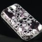 Hard Plastic Design Case for HTC Mytouch Slide 3G (T-Mobile) - Black Skulls