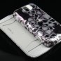 Hard Plastic Design Case for HTC Mytouch Slide 3G (T-Mobile) - Black Skulls