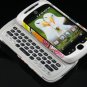 Hard Plastic Design Case for HTC Mytouch Slide 3G (T-Mobile) - White Flower Star