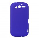 Soft Silicone Skin Cover Case for HTC Mytouch HD 4G - Blue