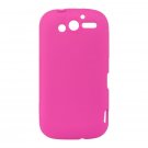 Soft Silicone Skin Cover Case for HTC Mytouch HD 4G - Hot Pink