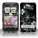 Hard Plastic Rubber Feel Design Case for HTC Thunderbolt 4G (Verizon) - Midnight Garden