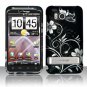 Hard Plastic Rubber Feel Design Case for HTC Thunderbolt 4G (Verizon) - Midnight Garden