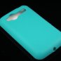 Soft Silicone Skin Cover Case for HTC Wildfire 6225 - Turquoise