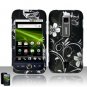Hard Plastic Rubber Feel Design Case for Huawei Ascend M860 - Midnight Garden