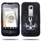 Hard Plastic Rubber Feel Design Case for Huawei Ascend M860 -  Abstract Tattoo