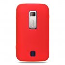 Soft Silicone Skin Cover Case for Huawei Ascend M860 - Red