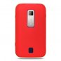 Soft Silicone Skin Cover Case for Huawei Ascend M860 - Red