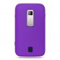 Soft Silicone Skin Cover Case for Huawei Ascend M860 - Purple