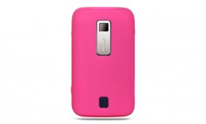 Soft Silicone Skin Cover Case for Huawei Ascend M860 - Hot Pink