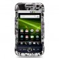 Hard Plastic Design Case for Huawei Ascend M860 - Black Skulls